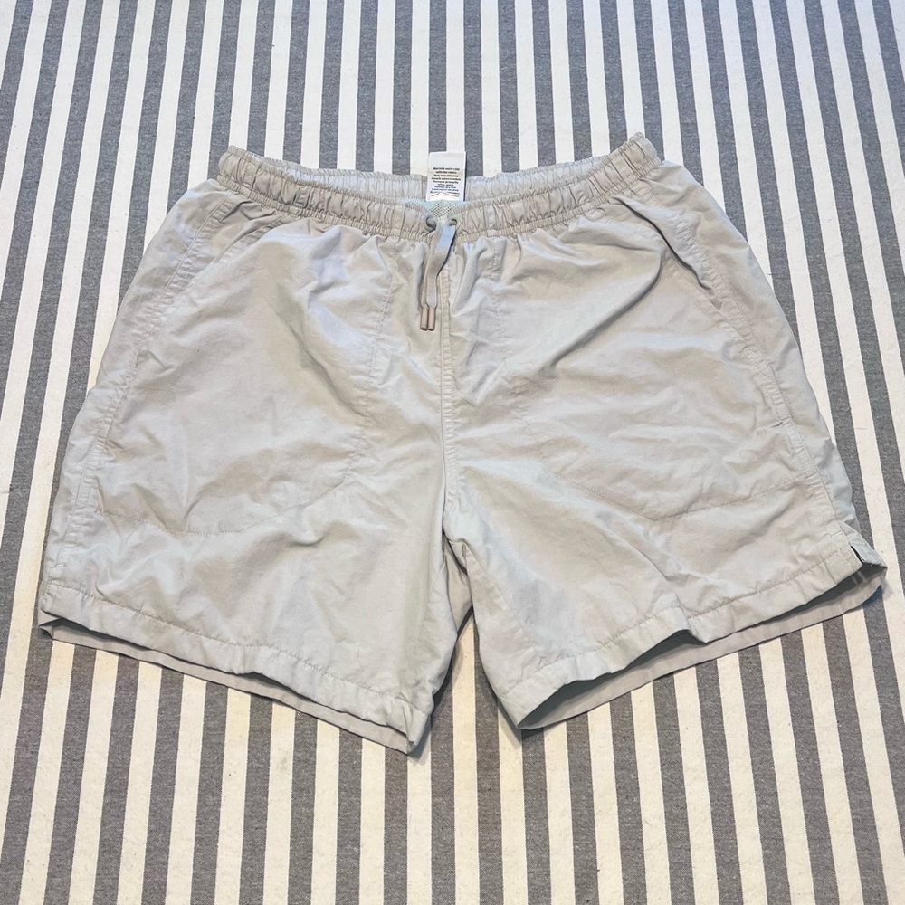 DSG Tan Elastic Waist Shorts
